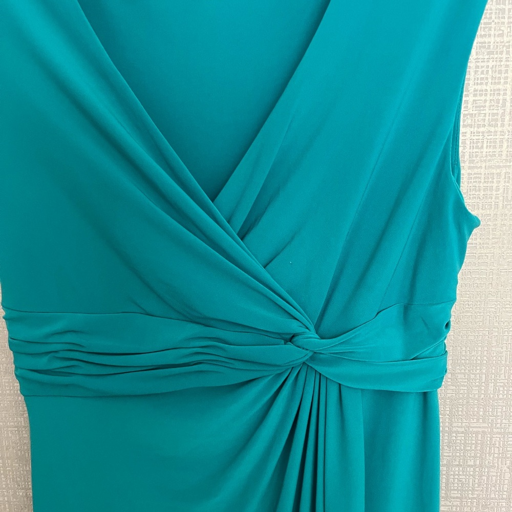Jones New York Teal Wrap Dress